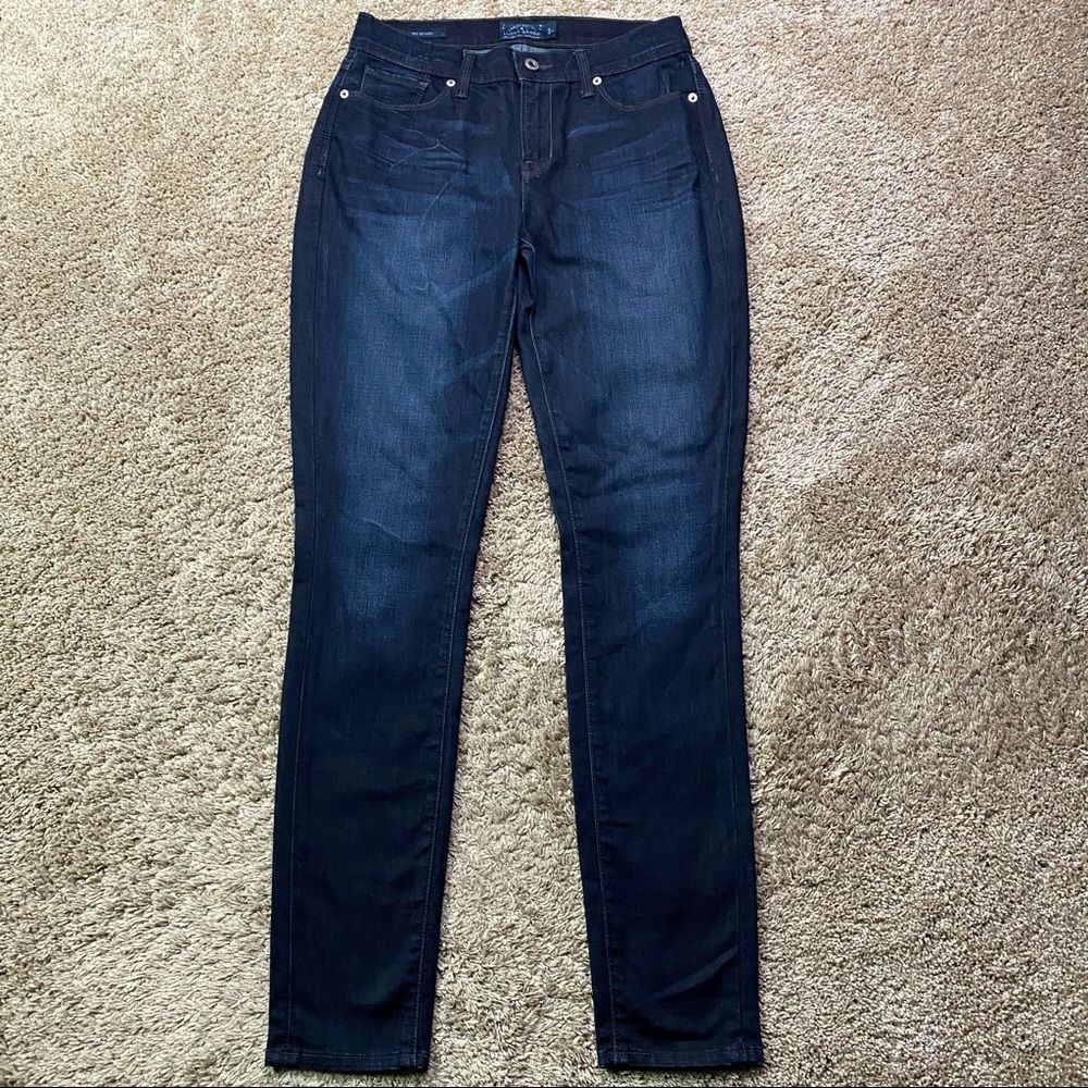 Lucky Brand Brooke Skinny Jeans Denim 6 / 28 Dark